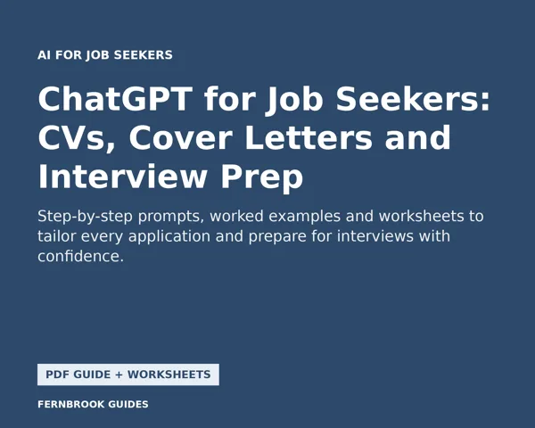 Cover of AI for Job Seekers: CVs, Cover Letters and Interview Prep