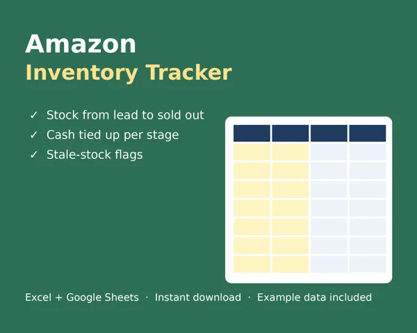 Cover of Amazon Inventory Tracker