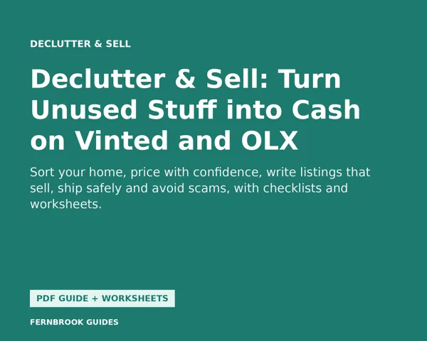 Cover of Declutter & Sell: Turn Unused Stuff into Cash
