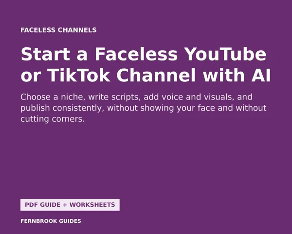 Cover of Start a Faceless Video Channel with AI