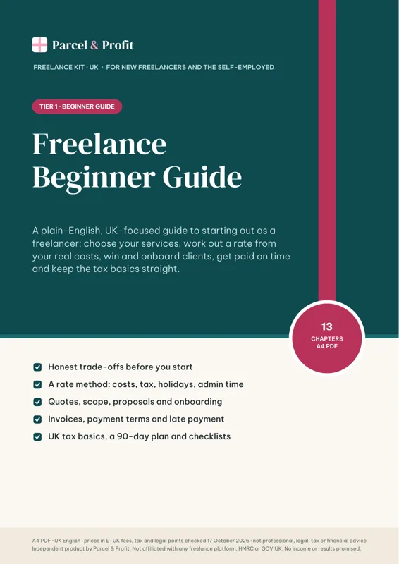 Cover of Freelance Beginner Guide (UK)