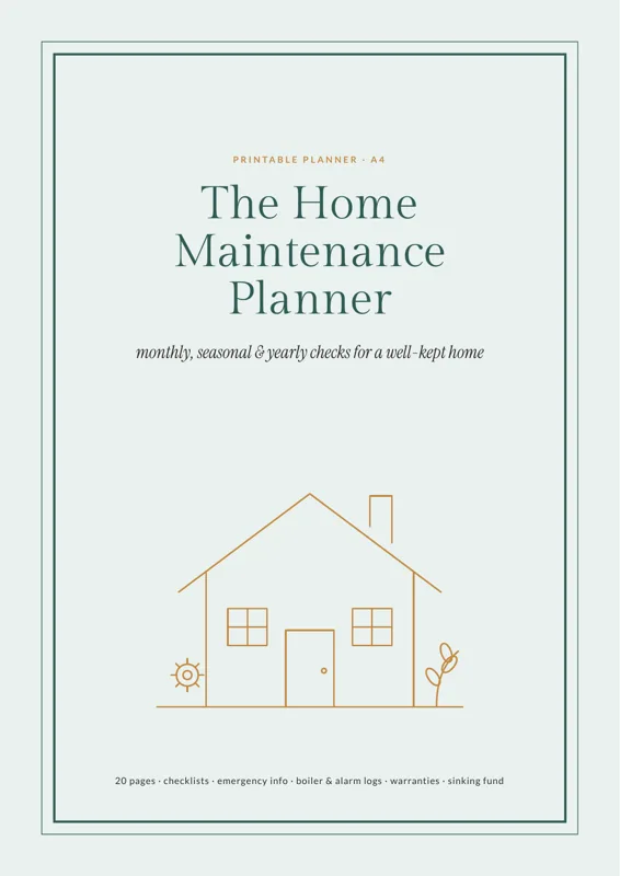 Cover of The Home Maintenance Planner