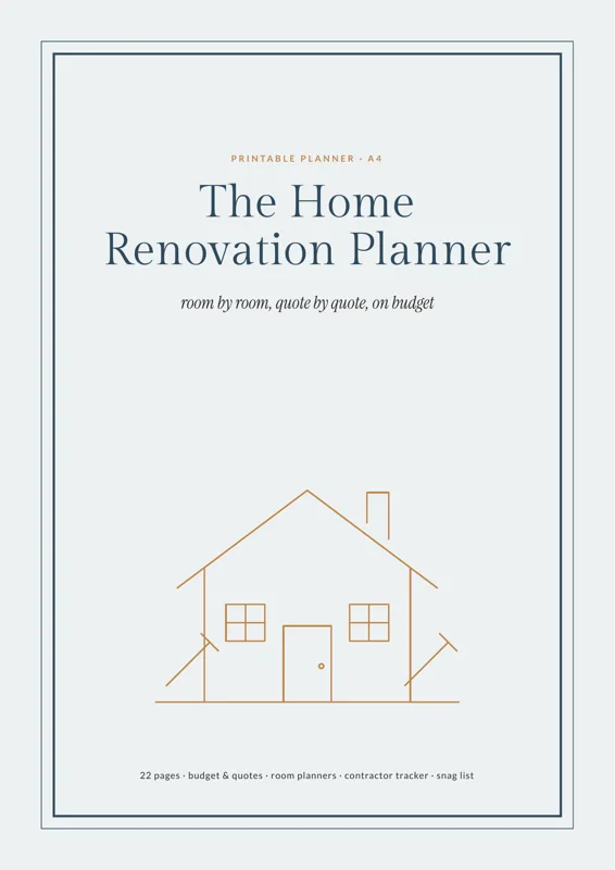 Cover of The Home Renovation Planner