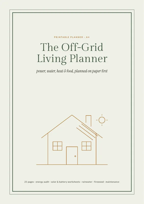 Cover of The Off-Grid Living Planner