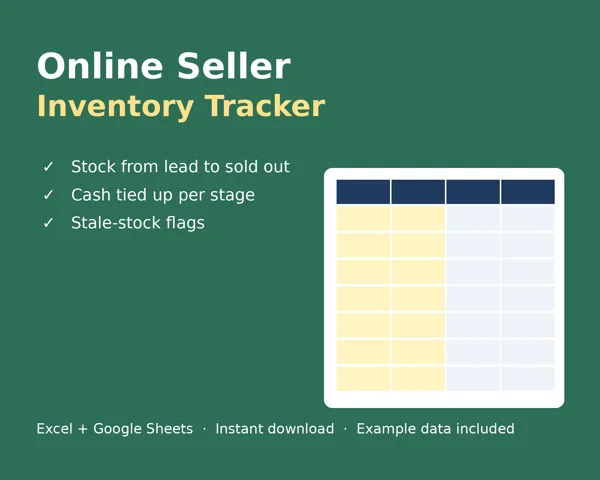 Cover of Online Seller Inventory Tracker