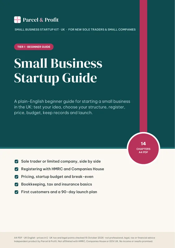 Cover of Small Business Startup Guide (UK)