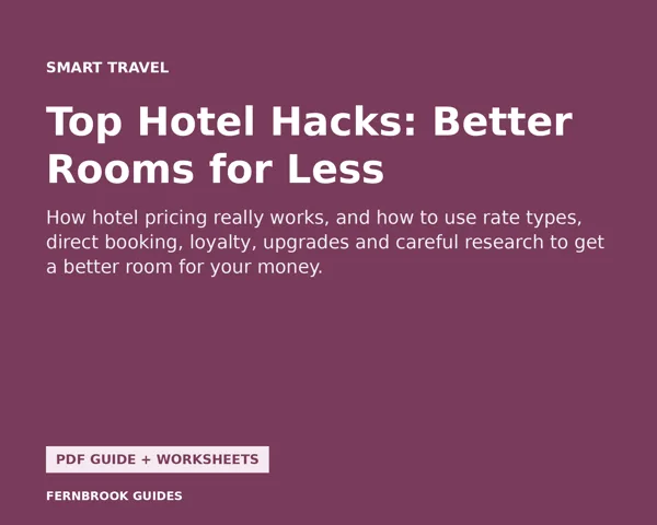 Cover of Top Hotel Hacks: Better Rooms for Less